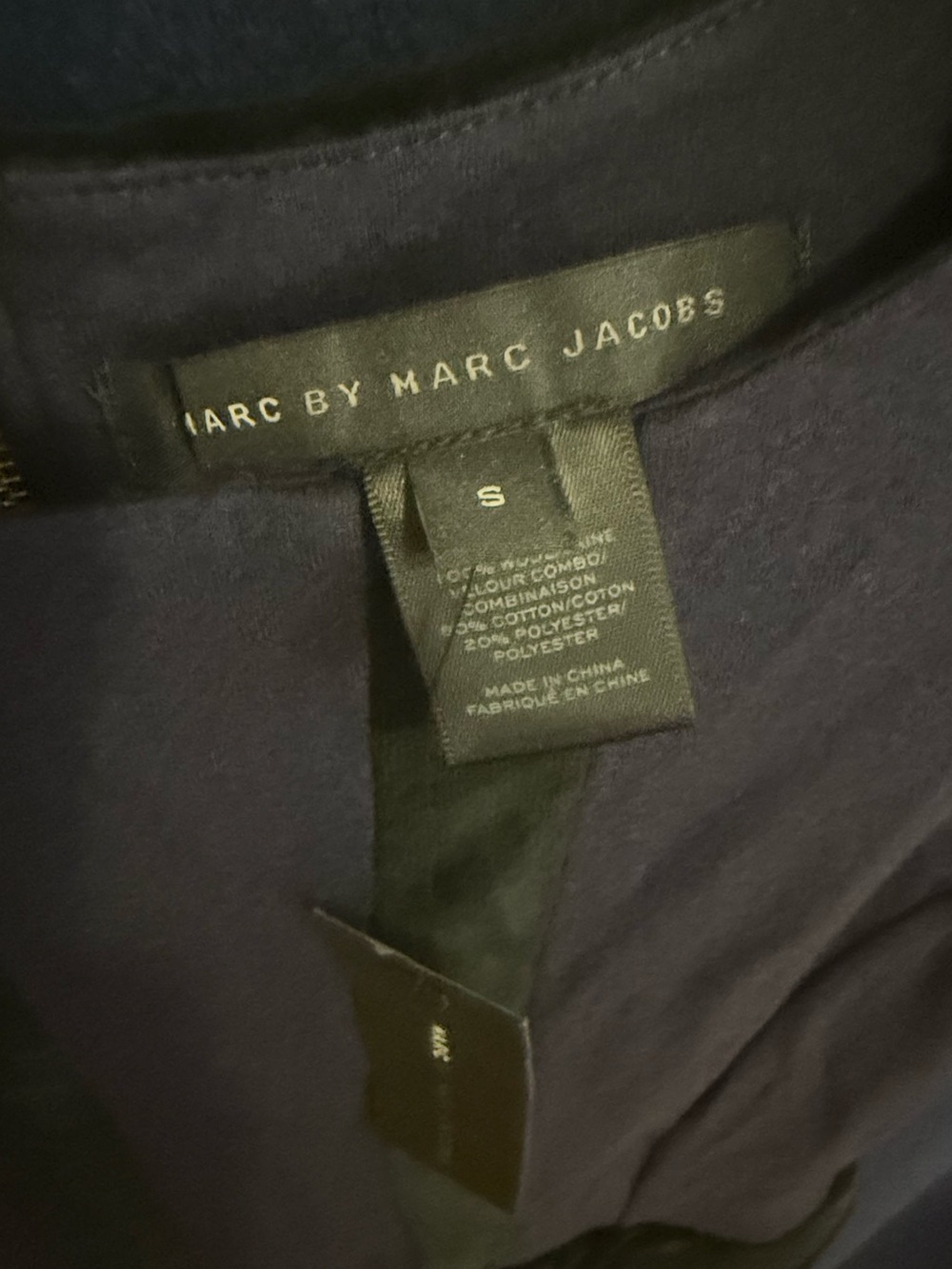 Marc by Marc Jacobs Navy and Black Dress Top - Picture 3 of 6